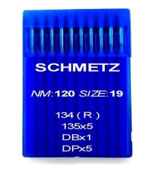 Igły Schmetz 135x5 DPx5 rozmiar 120 R do stebnówek