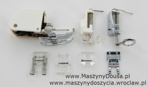 062 Zestaw 7 stopek ( stopka z górnym transportem, stopki do haftowania)