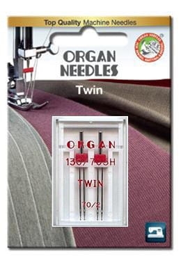 3140 Igły podwójne ORGAN rozmiar 70 rozstaw 2 mm
