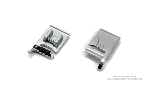 5967 Stopka do naszywania trzech gumek lub sznurków na materiał do maszyn z szerokością zygzaka 7mm