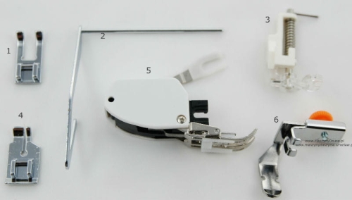 061 Zestaw 5 stopek + prowadnik do pikowania