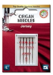 3117 Igły półpłaskie Organ Jersey rozmiar 90