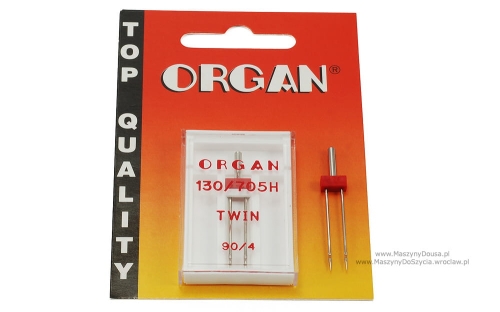 Igła podwójna ORGAN rozmiar 90 rozstaw 4 mm