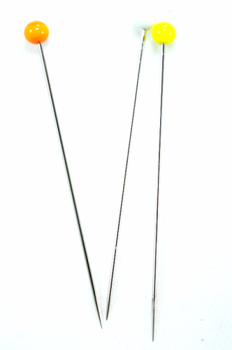Szpilki krawieckie kolorowe 50mm