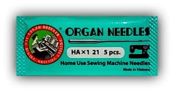 3047 Igły półpłaskie uniwersalne Organ HAx1 rozmiar 130/21 