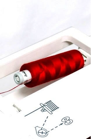 Blokada szpulki nici górnej do maszyn do szycia Janome