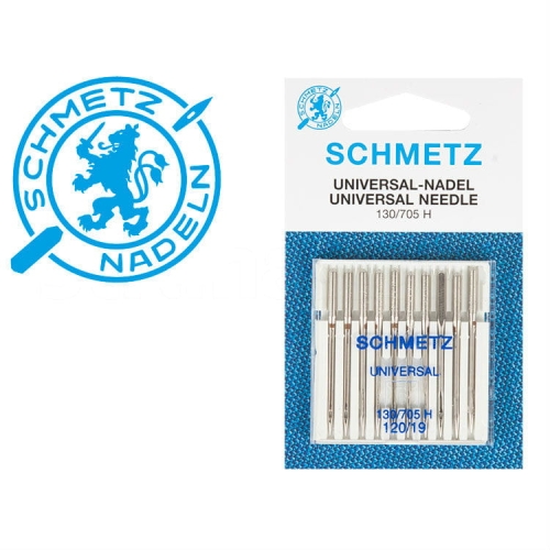 Igły uniwersalne SCHMETZ półpłaskie 120 - 10 szt. (S19)