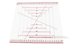 Linijka do precyzyjnego patchworku 25x25cm