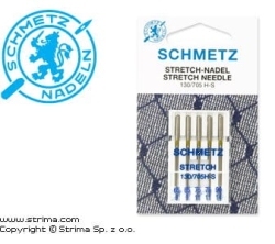 Igły do stretchu i dzianin SCHMETZ półpłaskie MIX 2x65, 2x75, 1x90 (S28)