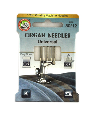 3203 Igły Organ ECO uniwersalne rozmiar 80/12