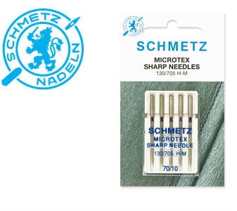 Igły do jedwabiu i mikrofazy SCHMETZ półpłaskie 70 - 5 szt. (S39) 