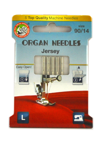 3217 Igły Organ ECO Jersey rozmiar 90/14