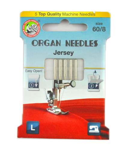 3214 Igły Organ ECO Jersey rozmiar 60/8