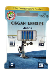 3221 Igły Organ ECO Jeans rozmiar 100/16