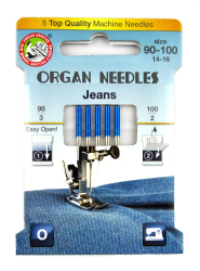 3223 Igły Organ ECO Jeans rozmiary 90 i 100
