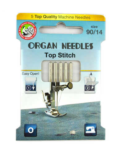 3233 Igły Organ ECO Top Stitch rozmiar 90