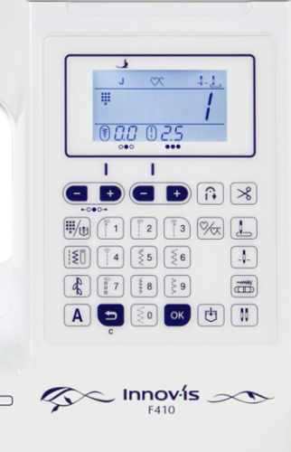 Brother F410 Maszyna do szycia + Wariant - Stopki i akcesoria