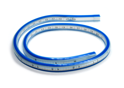 2420 - Elastyczna miara do mierzenia krzywych 60 cm