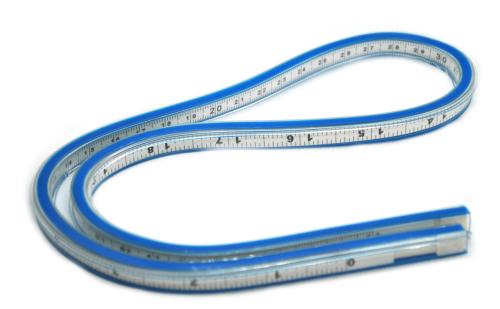 2420 - Elastyczna miara do mierzenia krzywych 60 cm