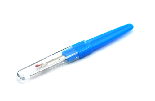 Prujka krawiecka zrywacz ściegów kolorowa 12cm