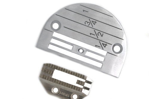 Zestaw do ciężkiego szycia płytka + ząbki+ stopka do maszyn przemysłowych 