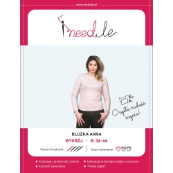 Wykrój ANNA - klasyczna bluzka damska