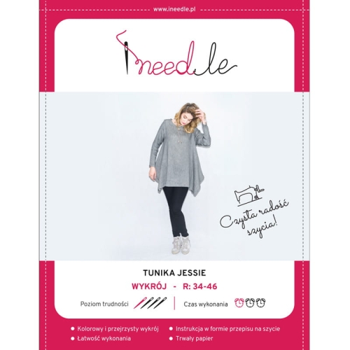 Wykrój JESSIE - tunika damska