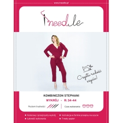 Wykrój STEPHANI - kombinezon z kopertowym dekoltem