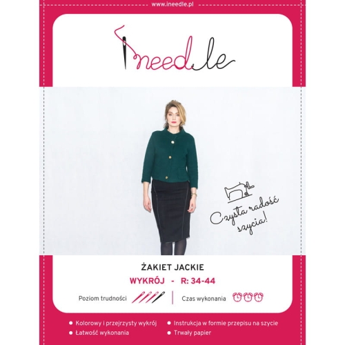 Wykrój JACKIE - klasyczna damska marynarka