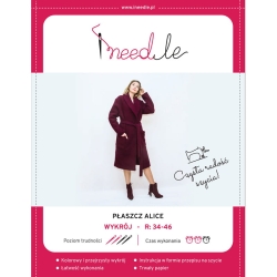 Wykrój ALICE - prosty płaszcz damski