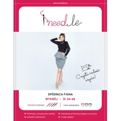 Wykrój FIONA - spódnica ołówkowa z baskinką