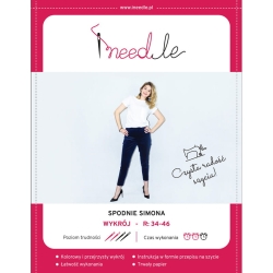 Wykrój SIMONA - spodnie damskie typu cygaretki