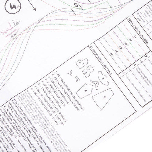 Wykrój SIMONA - spodnie damskie typu cygaretki