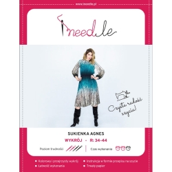 Wykrój AGNES - lekka, zwiewna sukienka