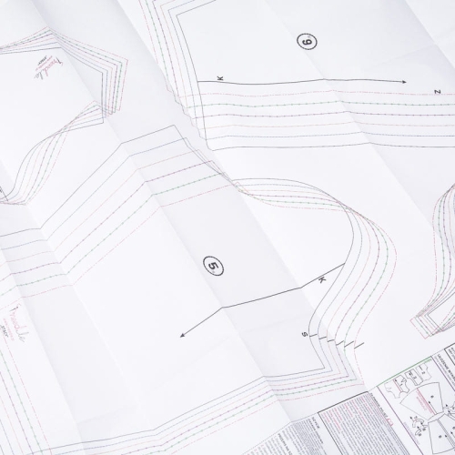 Wykrój STACY - klasyczna sukienka damska