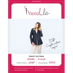Wykrój VICTORIA - luźna damska marynarka