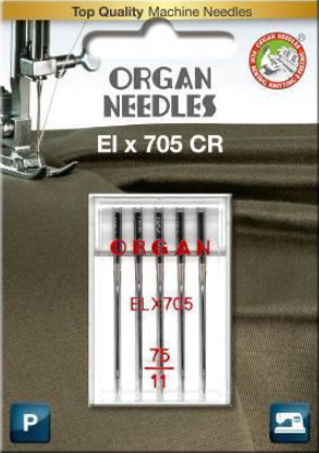 3129 Igły półpłaskie Organ Elx705 CR rozmiar 75