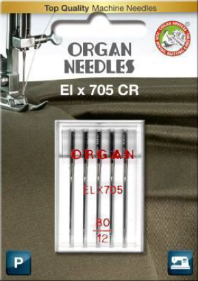 3130 Igły półpłaskie Organ Elx705 CR rozmiar 80