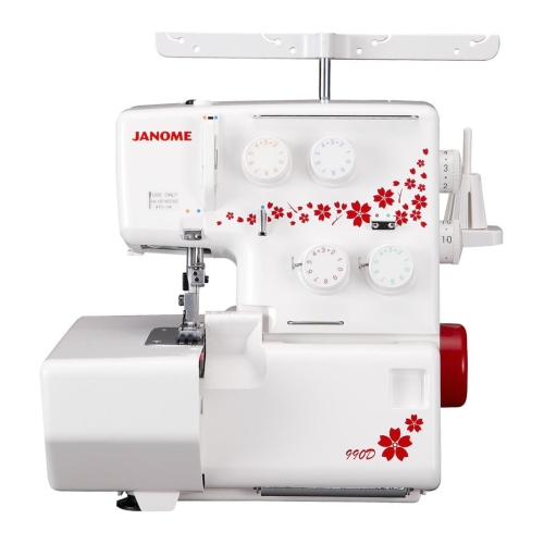 Janome 990D Owerlok 4-nitkowy + Wariant - Mega pakiet