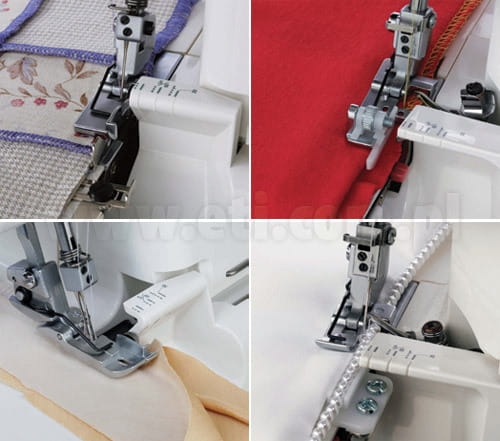 814 - Zestaw stopek B do owerloków Janome Elna