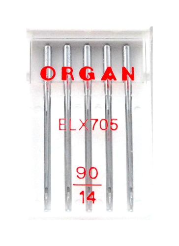 Igły półpłaskie Organ ELx705 90 do coverloków