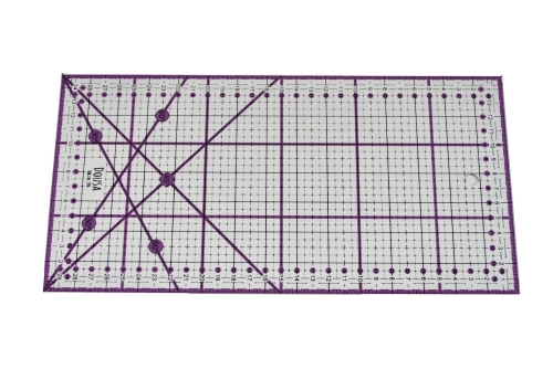 Linijka prostokątna z podziałką 30x15cm + kąty