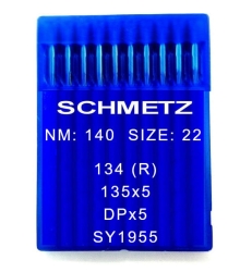 Igły Schmetz 135x5 DPx5 rozmiar 140 R do stebnówek