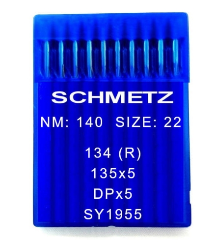 Igły Schmetz 135x5 DPx5 rozmiar 140 R do stebnówek