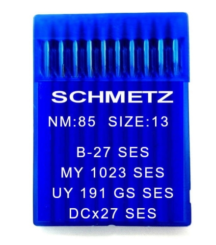 Igły Schmetz B27 rozmiar 85 SES do owerloków