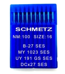 Igły Schmetz B27 rozmiar 100 SES do owerloków