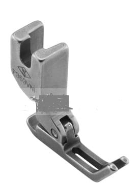 P363VNF Stopka do wszywania zamków transport igłowy, z wysokim przodem płozy, 5mm