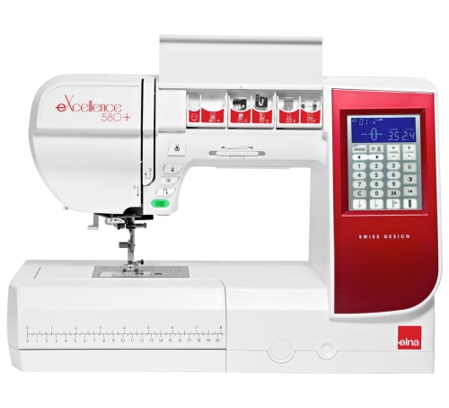 Elna 580 eXcellence Maszyna do szycia + Stopki + Gratisy 