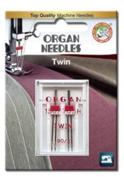 3145 Igły podwójne ORGAN rozmiar 90 rozstaw 2 mm
