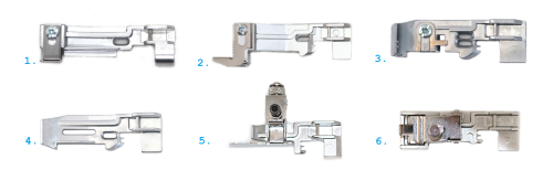 Zestaw stopek do owerloka Minerva Juki Merrylock Elna